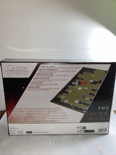 Game Of Thrones House Of The Dragon Seat Of Power Board Game - Picture 2 of 2