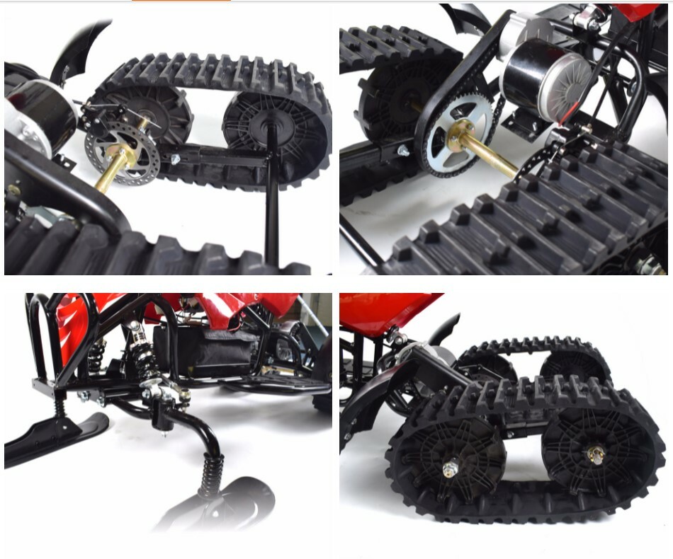 Electric Snow Sled Winter Sports Sledding Snow Mobile 65kg Max Load