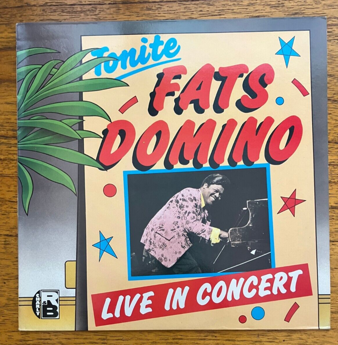 Fats Domino - Tonite - Live in Concert (1985) Charly R&B label EX/EX