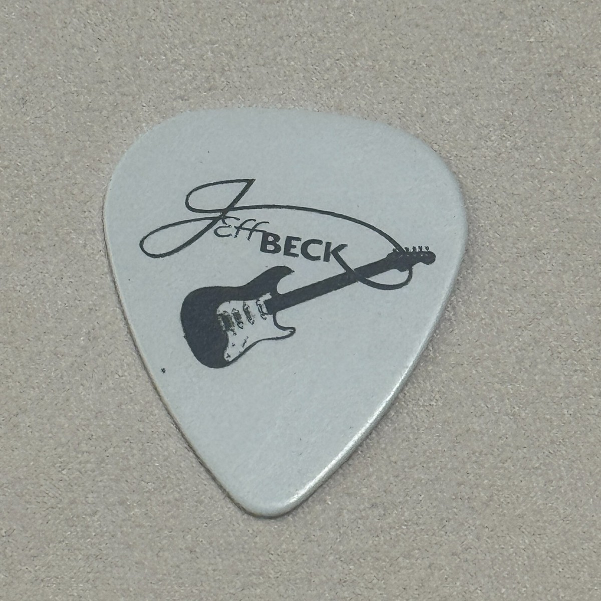 1989年来日公演　ジェフ・ベック　ギターピック Jeff Beck Guitar Pick Vintage Tour Concert Show Stage Artist