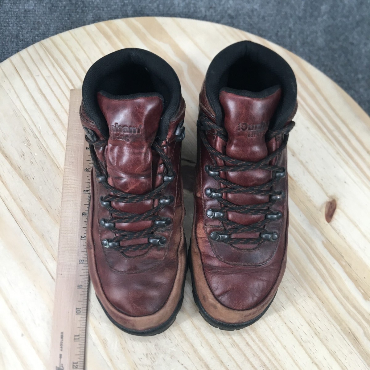 Dunham Boots Mens 8 Storm Cloud 7 Hiking Brown Leather Lace  display picture 3