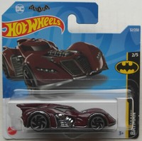 Hot Wheels Batman Arkham Asylum Batmobile Aubergine Neu/Ovp Dc Comics Hw Mattel