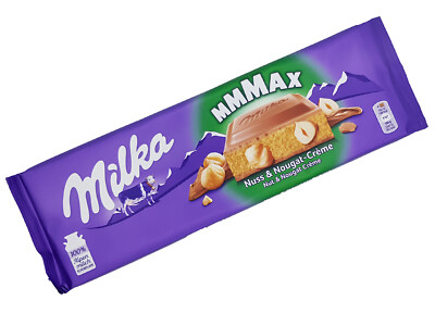 3x Milka MMMAX Nut & Nougat Creme   900g / 2 lbs total XXL German chocolate