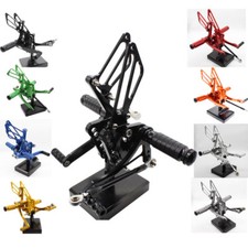 FXCNC CNC Rearset Foot Peg Footrest For SV650 2015-2018 GSX1300R HAYABUSA 99-15