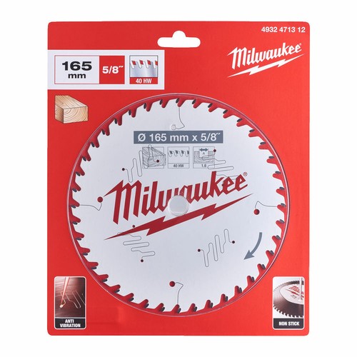 MILWAUKEE CIRCULAR SAW BLADE 165MM X 15 