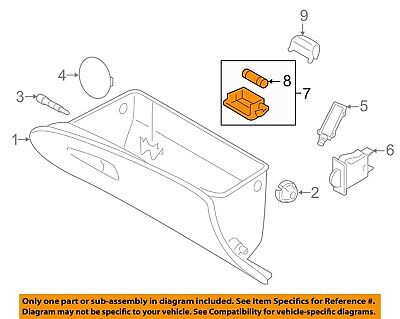 Genuine Hyundai 81522-34000-AQ Glove Box Lock Handle Assembly Genuine Hyundai 81522-34000-AQ Glove Box Lock Handle Assembly