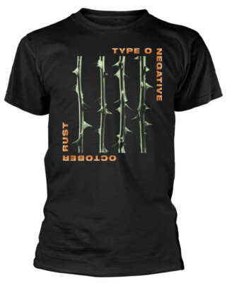 Type O Negative 'October Rust' (Schwarz) T-Shirt - NEU & OFFIZIELL!