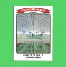 MLB 2023 Topps Heritage - News Flashbacks CHARLES DE GAULLE AIRPORT OPENS #NF-5