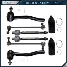 8x Front Tie Rod Ends Sway Bars Suspension Kit For 2009- 2013 2014 NISSAN MAXIMA