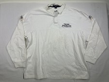 Polo Sport Ralph Lauren Náutico Manga Larga Camisa Blanco RL67 Hombre’s XXL Vintage