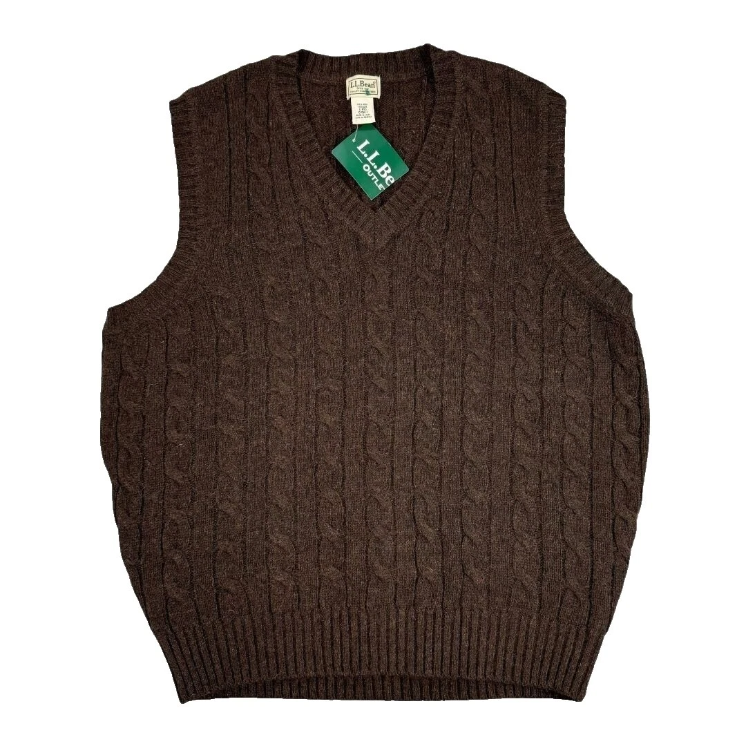 Suéteres marrón Chaleco L.L. Bean Para Hombres