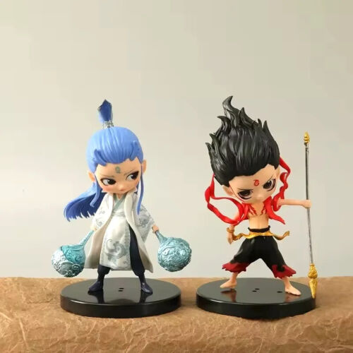 2pcs Nezha Birth Of The Demon Child Nezha Aobing Cartoon Figures Model Ornament - Picture 7 of 7