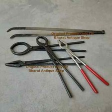 Blacksmith Tongs Pinch Set Of 5 For Forge Hammer Fire Work Knifemaking Tools