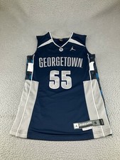 Nike Roy Hibbert Georgetown Hoyas Jersey Mens Small Blue Jordan Stitched Sewn 55