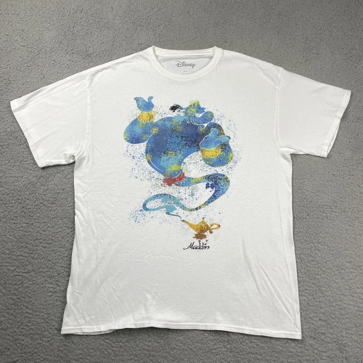 Disney Aladdin Genie Tshirt Adult Large Classic Vintage Mens
