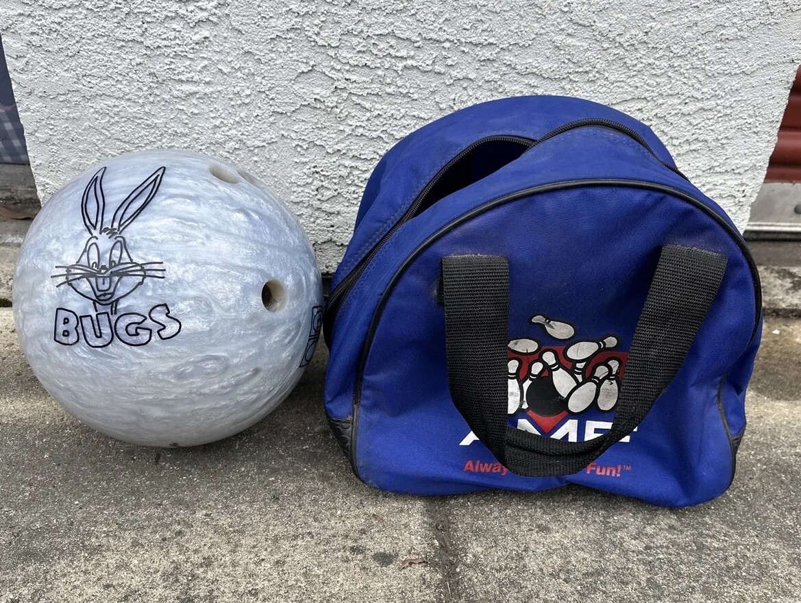 Vtg 1999 Brunswick Warner Bro Bugs Bunny VIZ-A-BALL Bowling Ball