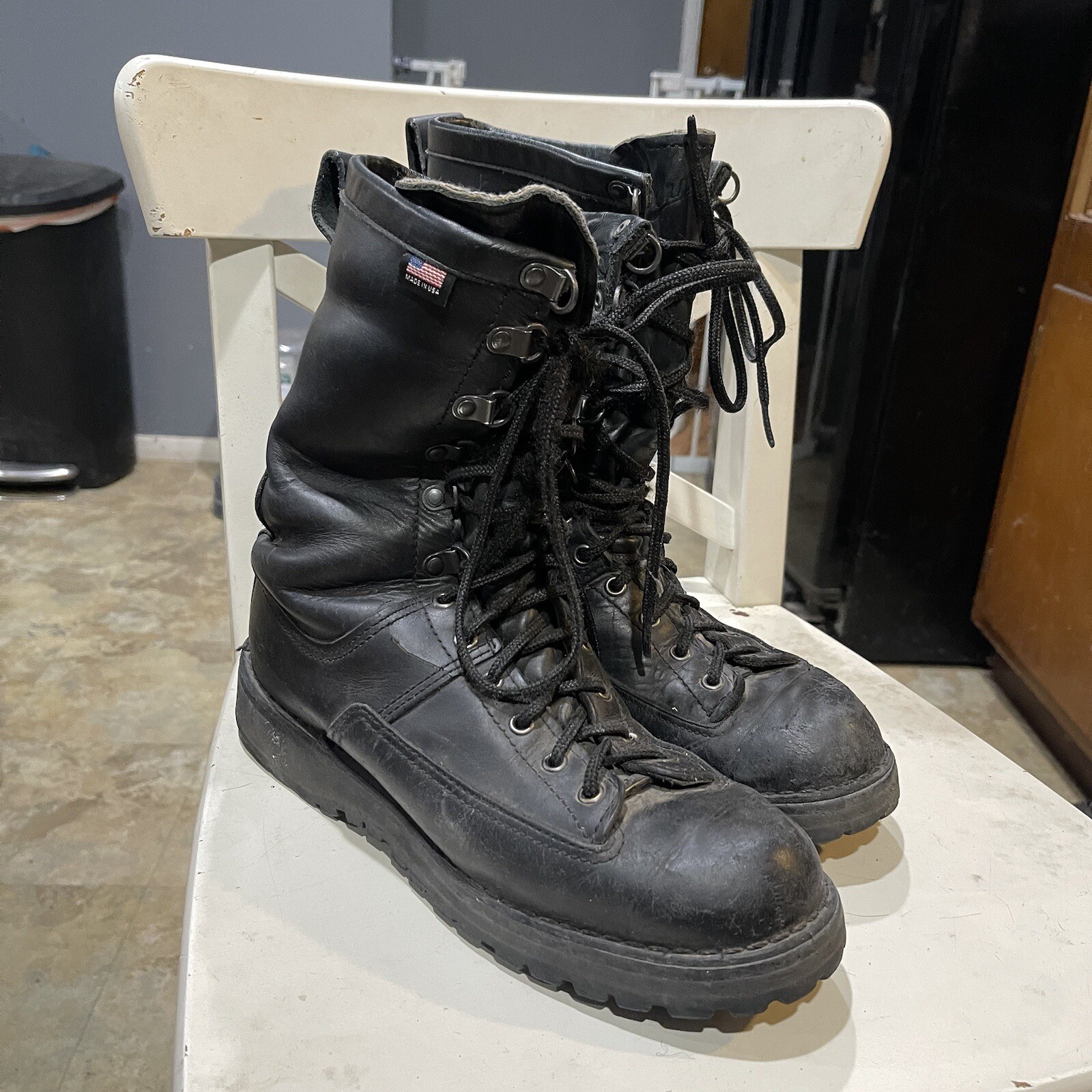 Danner Boots Mens Black Unis Fort Lewis Goretex Military