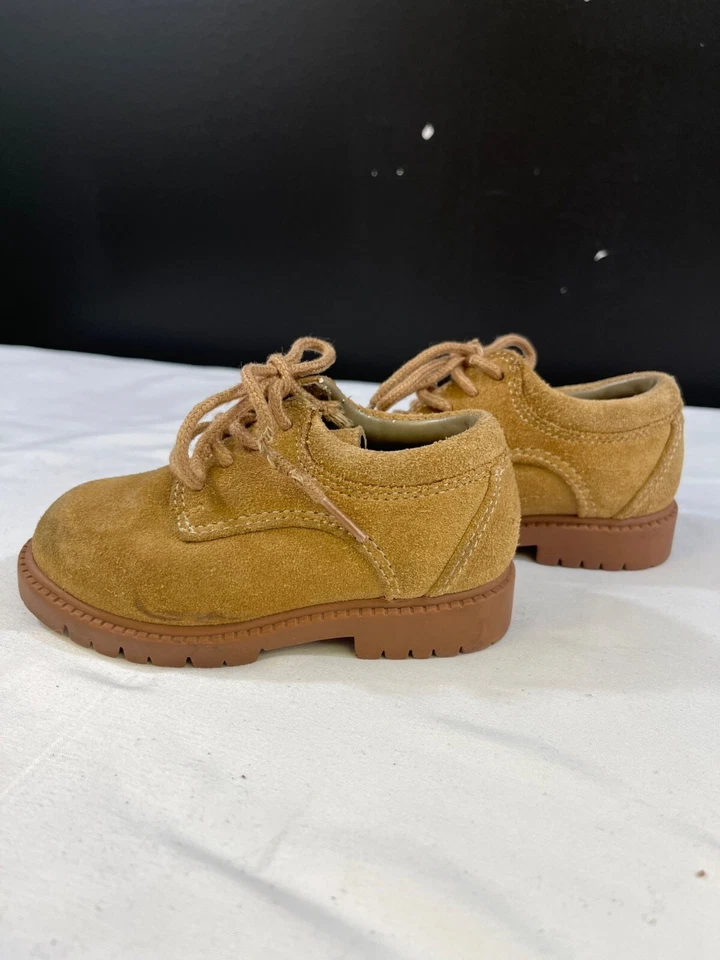 Zapatos/botas Smart Fit originales resistentes Outback para niños pequeños color tostado talla 6 SKU 5964 Foto 3 de 4