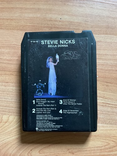 VINTAGE 8 TRACK TAPE STEVIE NICKS BELLA DONNA 1981 TP- 38-139