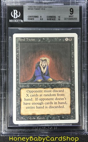 MTG 3rd Edition Revised 1994 Mind Twist BGS 9.0 Mint Old School 93/94
