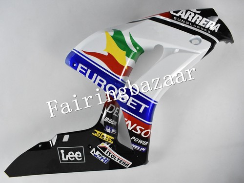Fit for 2006 2007 CBR1000RR White Black Blue EUROBET ABS Injection Fairing Kit - Picture 3 of 7