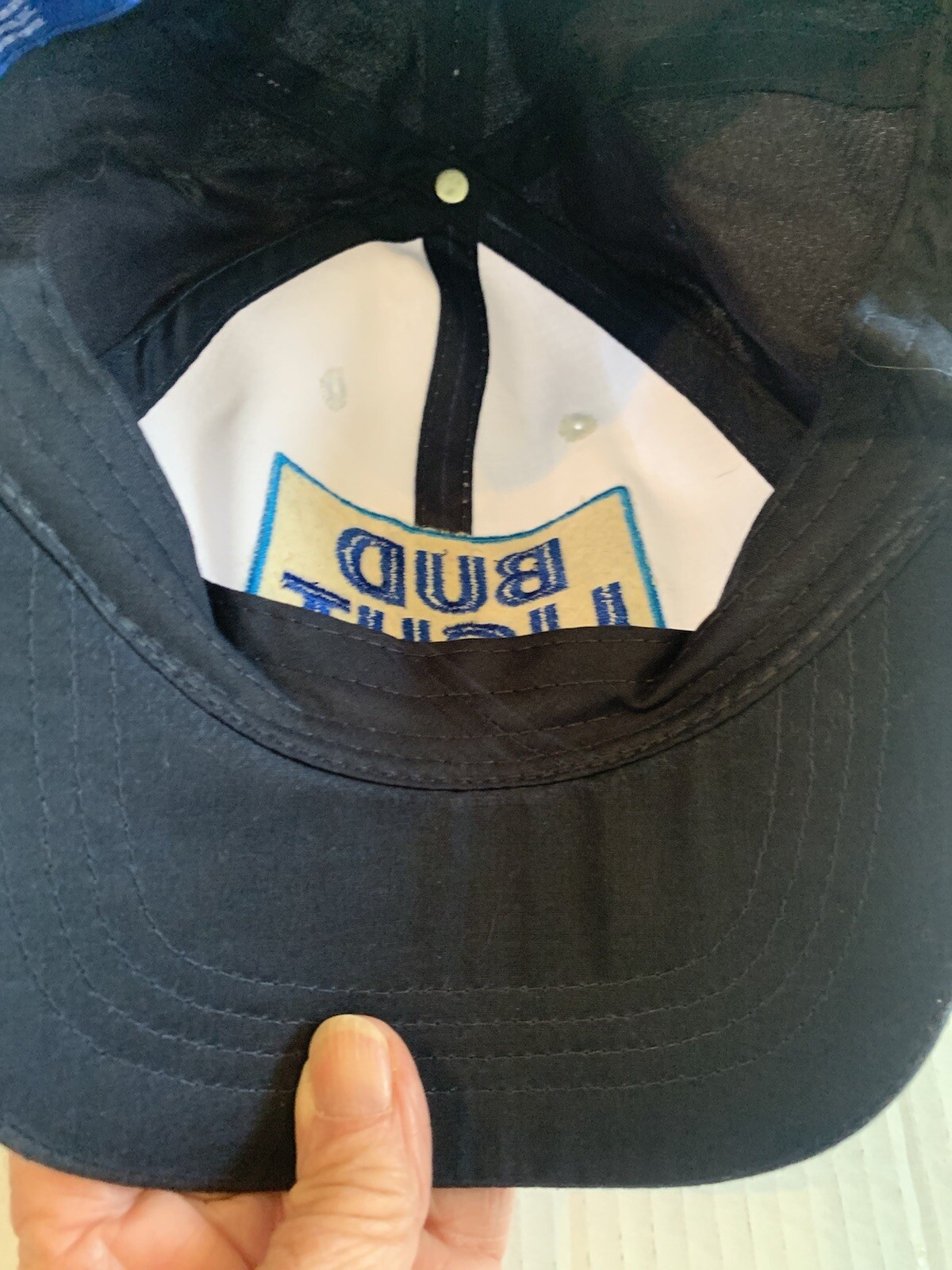 Bud Light Adjustable Strapback Baseball Cap Truck… - image 7