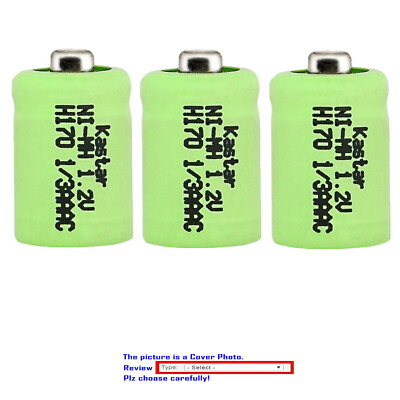 Kastar 1/3AAA Ni-MH Battery Replace for Solar GP - 17AAAH GP - GP17AAAH GP17AAAH