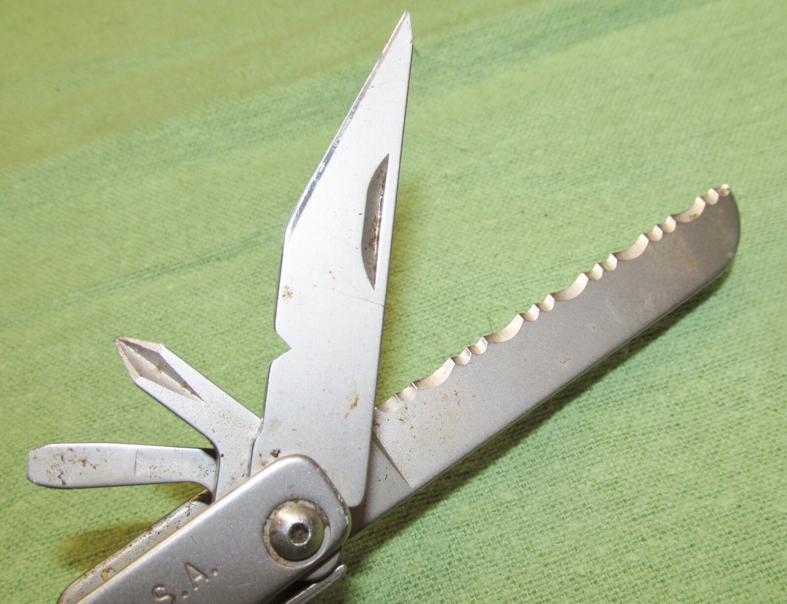 Vintage Gerber MultiTool Pliers Knife Patent Pend Markings ONLY