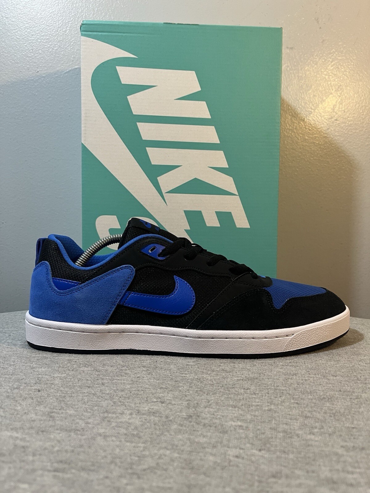 Nike SB Alleyoop Black/Royal Blue Skateboarding Men's Shoe Size 12 CJ0882 004