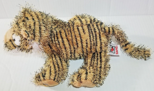 Ganz Plush Tiger Spiky Frizzy Hair Webkinz Logo No Codes Classic Cuteness - Picture 3 of 6