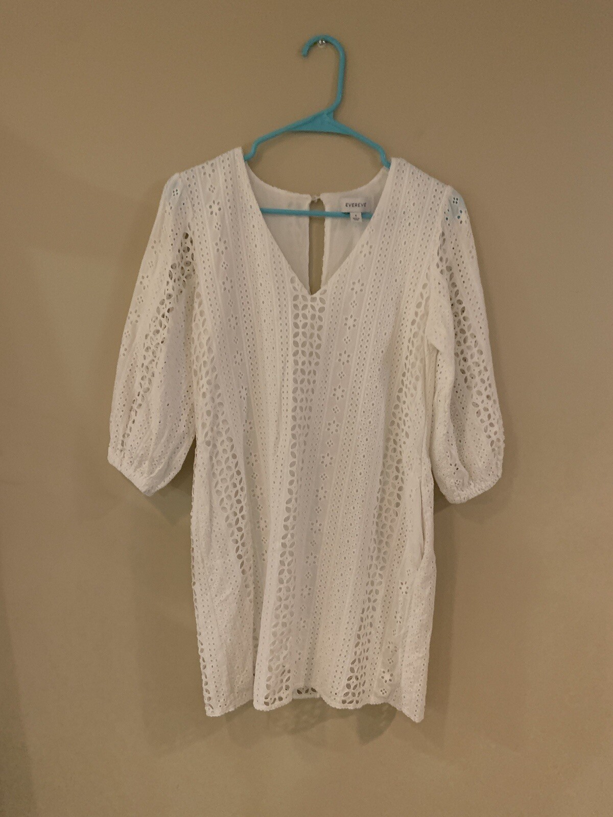 Evereve White Eyelet Dress