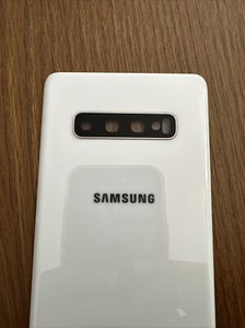 Original Samsung Galaxy S10+ (Keramik) Deckel Backcover Weiß Wie Neu