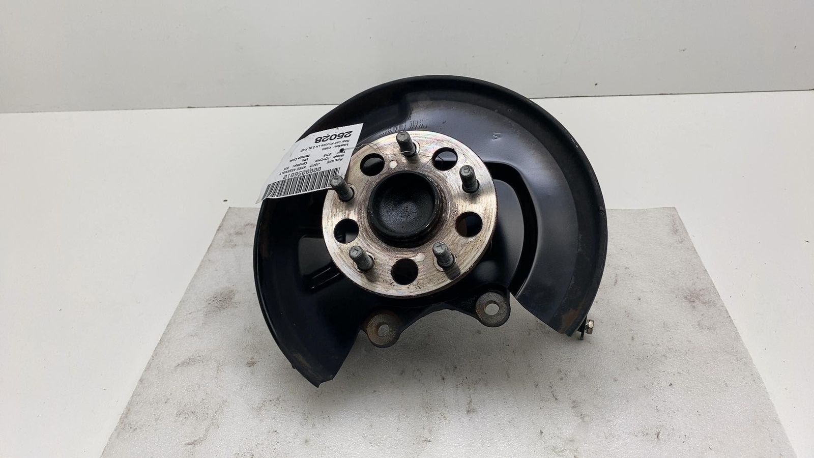 2018-2020 Toyota CHR Left Rear Spindle Knuckle with Hub & Shield LH