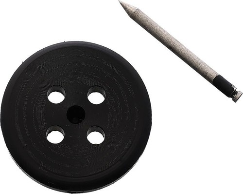 Shomer-Tec Compass Button w/Titanium Pin Black Sews Into Clothing Made In USA - Picture 3 of 4