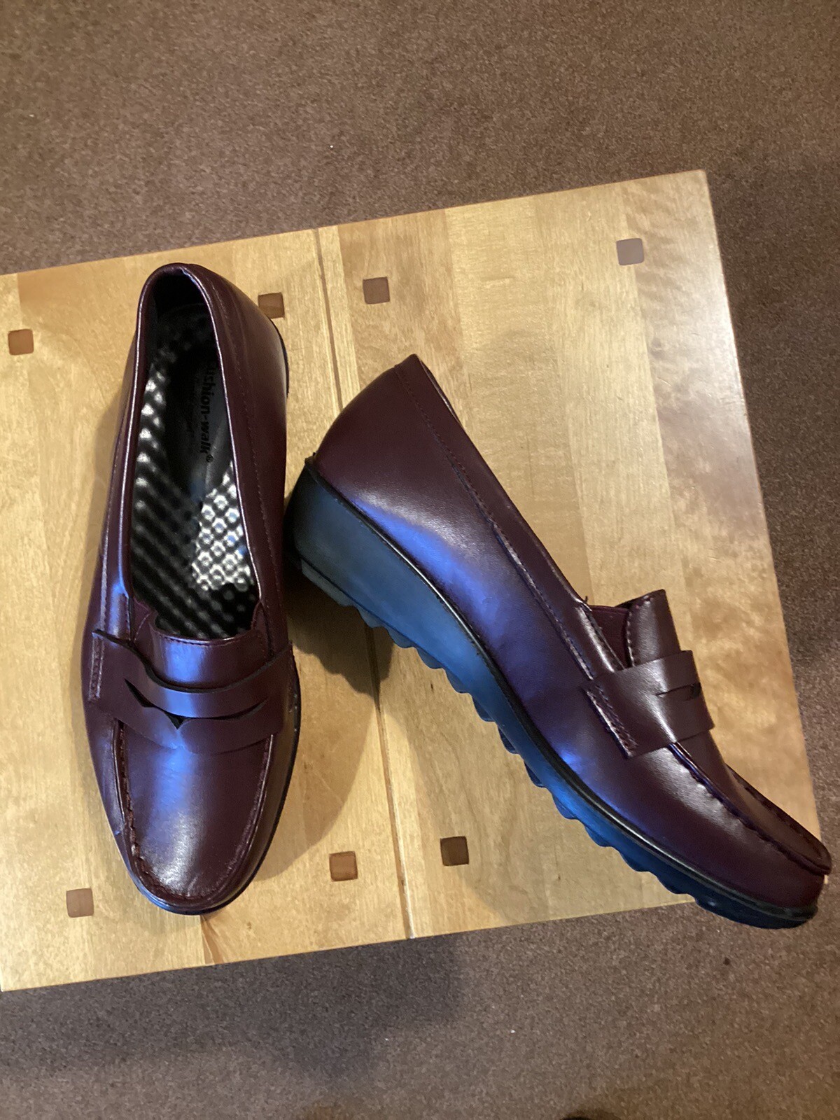 Ladies Cushion Walk Comfort Shoes Brand New Size 6. Low Wedge eBay