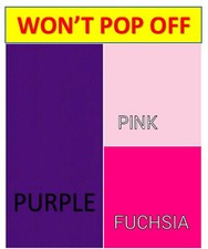 Won't Pop Off Queen Sheet Set Deep Pocket Purple, Pink, Fuchsia All Queen