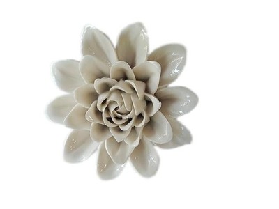 Ceramic Wall Flower Decor Artificial 3D Flower Wall Art，Handmade 3D Wall Art ...