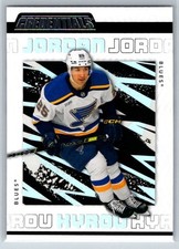 2023-24 Upper Deck Credentials Ice Blue #77 Jordan Kyrou St. Louis Blues
