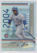 2004 Playoff Absolute Memorabilia Spectrum Gold 12/50 Sammy Sosa #43 00em