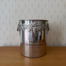 Cubo de champán Moet Chandon de colección refrigerador francés de aluminio 2706269