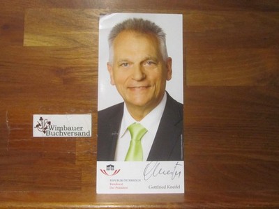 Original Autogramm Gottfried Kneifel Präsident Bundesrat Österreich /// Autogram