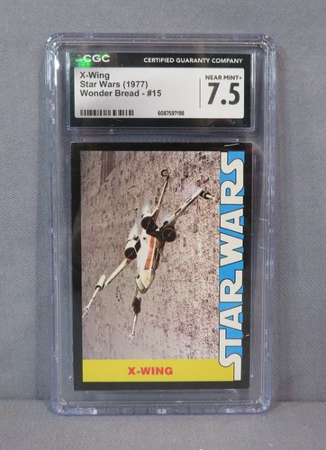 1977 Wonder Bread Star Wars #15 X-Wing — CGC 7.5