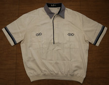 VINTAGE Alan Stuart Banded Polo Shirt Mens XL Made in USA A1 