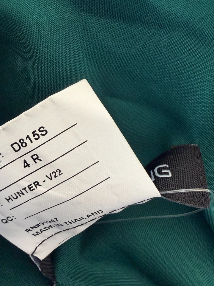 Alfred Sung Hunter Green One-Shoulder A-Line Gown Size 4 $239 D815S - Image 4 of 4