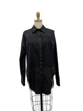 Pier Antonio Gaspari black shirt with a cube ...