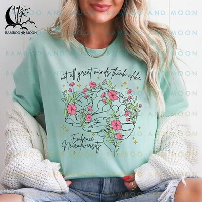 Embrace Neurodiversity Flower Brain Comfort Tee
