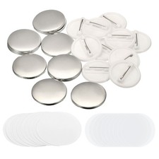 0.98" Blank Button Making ,10Pcs Round Badge Parts for Button Maker Machine
