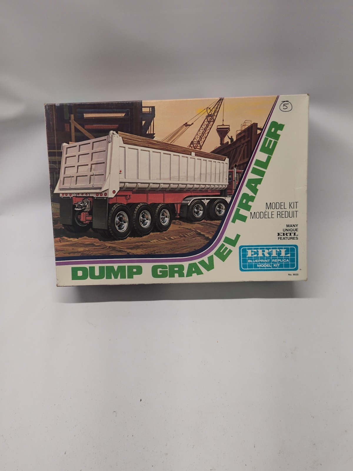8020 - Dump Gravel Trailer - 1/25 Scale - Open Box
