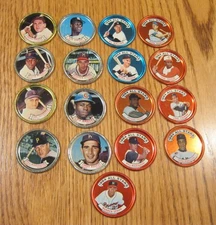 TOPPS 1964 MLB BASEBALL COINS LOT OF 17 ALL IN HOF