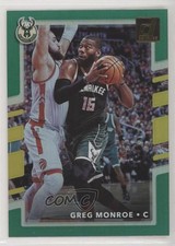2017-18 Panini Donruss Holo Green & Yellow Laser Greg Monroe #82 0b0